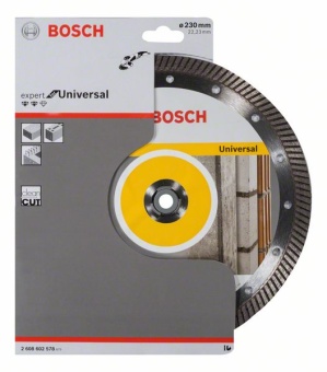 Алмазный отрезной круг Expert for Universal Turbo 230 x 22,23 x 2,8 x 12 mm 2608602578